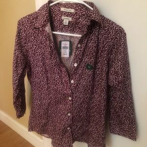NWT xs llbean wrinkle free shirt